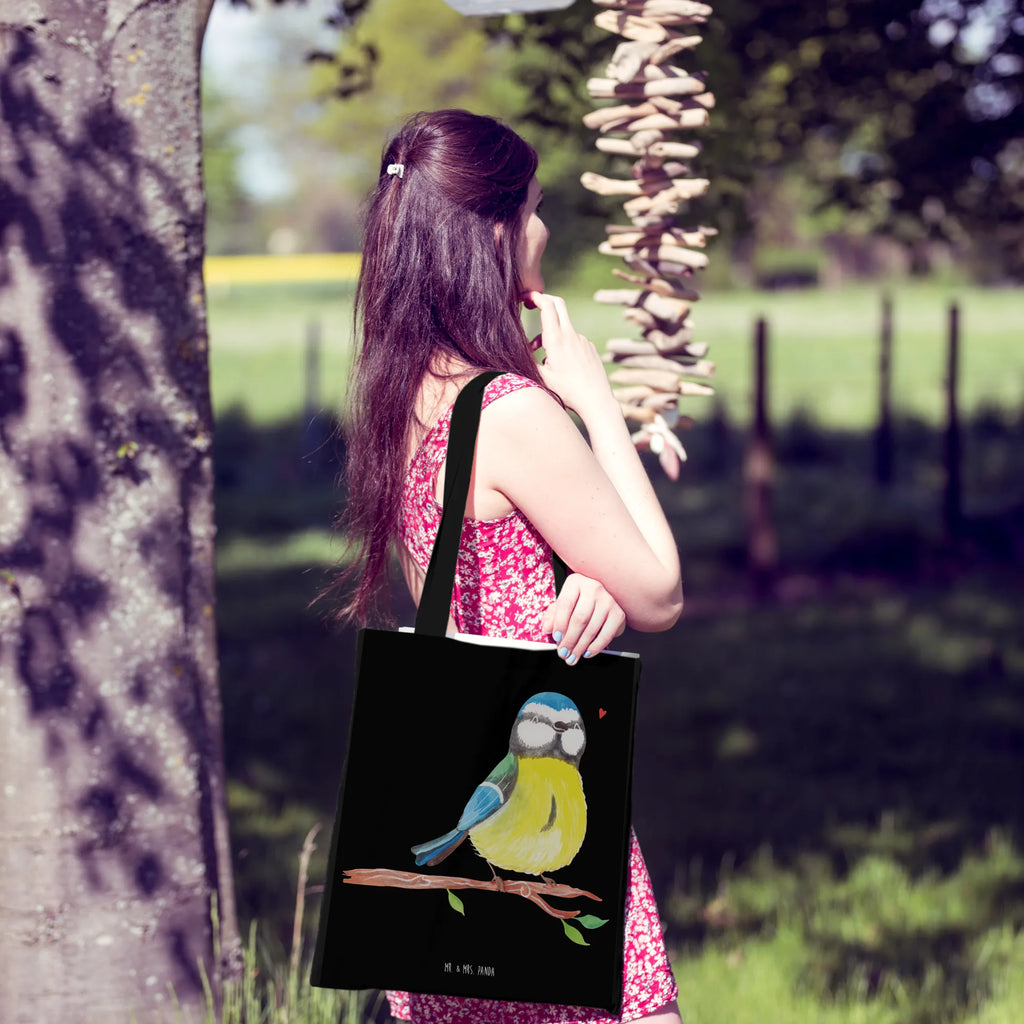 Torba ptak modraszek Beuteltasche, Beutel, Einkaufstasche, Jutebeutel, Stoffbeutel, Tasche, Shopper, Umhängetasche, Strandtasche, Schultertasche, Stofftasche, Tragetasche, Badetasche, Jutetasche, Einkaufstüte, Laptoptasche, Ostern, Osterhase, Ostergeschenke, Osternest, Osterdeko, Geschenke zu Ostern, Ostern Geschenk, Ostergeschenke Kinder, Ostern Kinder, Ostergrüße, Blaumeise, Vogel, liebe Grüße, Frühling, Frühlingsgefühle, Osterzeit