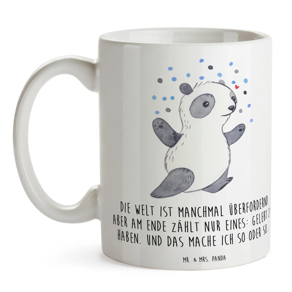 Tasse Panda Bipolar Teetasse, Kaffeetasse, Keramiktasse, Porzellantasse, Tasse mit Zitaten, Geschenktasse, Tasse mit Motiven, Tasse, Bürotasse, Bipolare Störung, Panda, bipolar