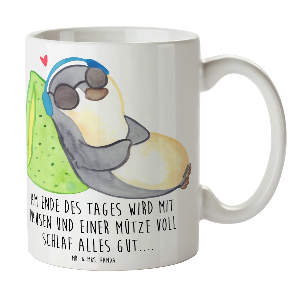 Tasse Pinguin PEM Geschenktasse, Tasse mit Motiven, Teetasse, Porzellantasse, Tasse mit Zitaten, Bürotasse, Keramiktasse, Tasse, Kaffeetasse, PEM, Fatigue, Pinguin