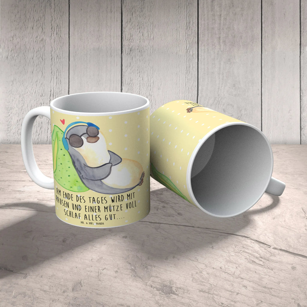 Tasse Pinguin PEM Geschenktasse, Tasse mit Motiven, Teetasse, Porzellantasse, Tasse mit Zitaten, Bürotasse, Keramiktasse, Tasse, Kaffeetasse, PEM, Fatigue, Pinguin