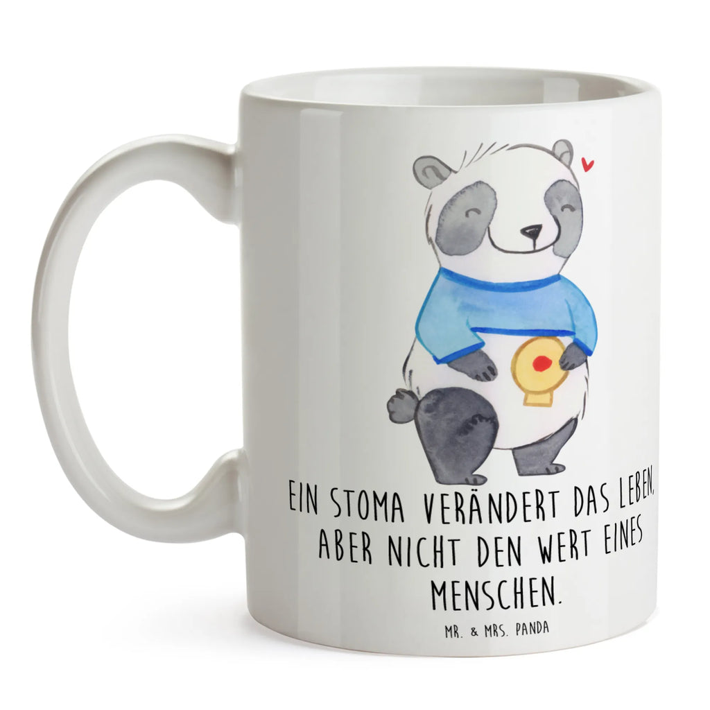 Mug Panda artificial anus Tasse, Tasse mit Motiven, Porzellantasse, Geschenktasse, Keramiktasse, Kaffeetasse, Bürotasse, Tasse mit Zitaten, Teetasse, Panda, Stomabeutel, Stoma, künstlicher Darmausgang
