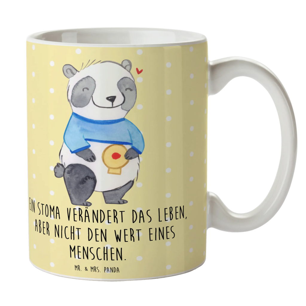 Mug Panda artificial anus Tasse, Tasse mit Motiven, Porzellantasse, Geschenktasse, Keramiktasse, Kaffeetasse, Bürotasse, Tasse mit Zitaten, Teetasse, Panda, Stomabeutel, Stoma, künstlicher Darmausgang