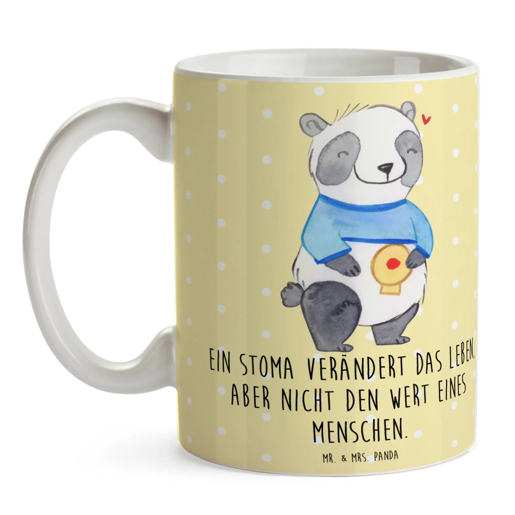 Mug Panda artificial anus Tasse, Tasse mit Motiven, Porzellantasse, Geschenktasse, Keramiktasse, Kaffeetasse, Bürotasse, Tasse mit Zitaten, Teetasse, Panda, Stomabeutel, Stoma, künstlicher Darmausgang