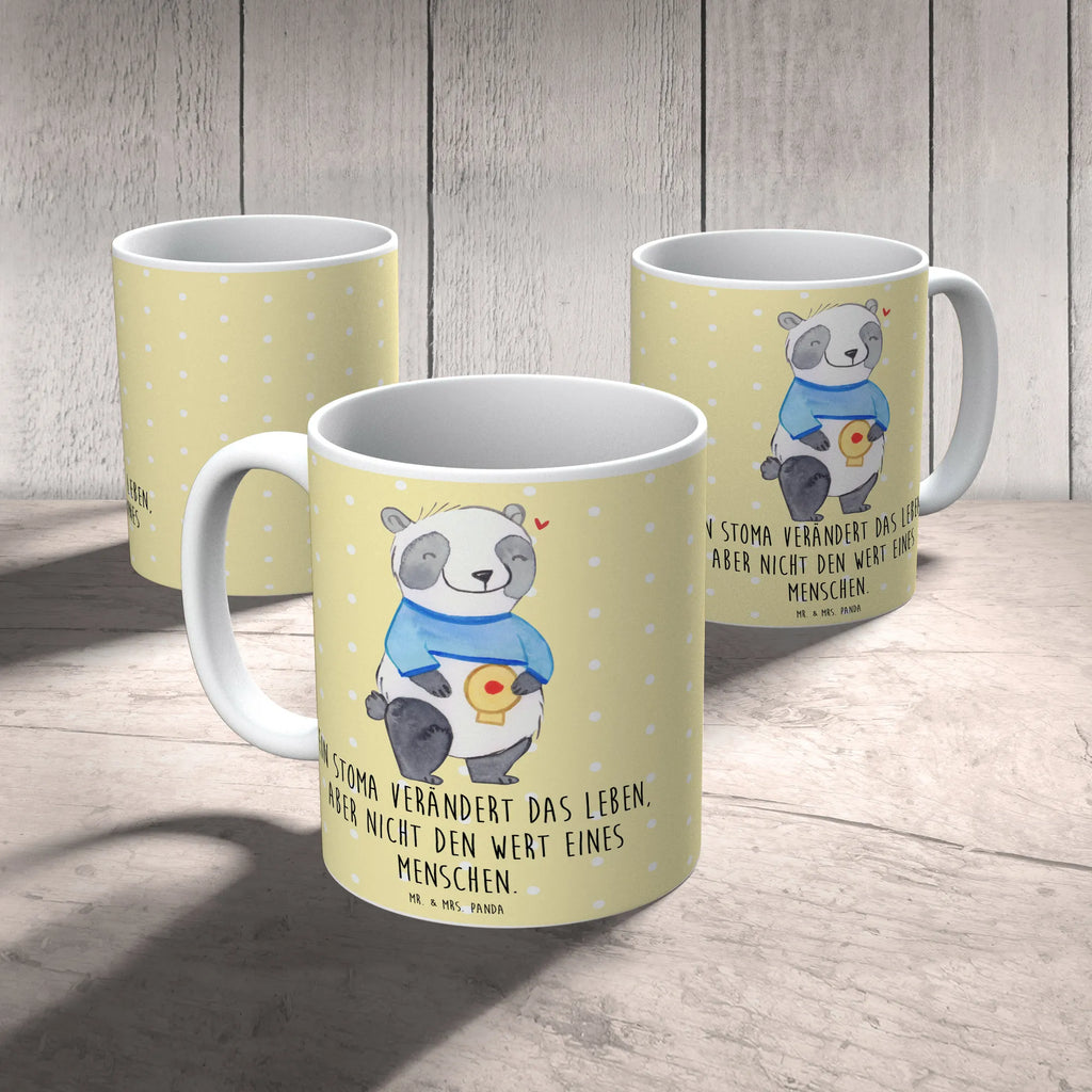 Mug Panda artificial anus Tasse, Tasse mit Motiven, Porzellantasse, Geschenktasse, Keramiktasse, Kaffeetasse, Bürotasse, Tasse mit Zitaten, Teetasse, Panda, Stomabeutel, Stoma, künstlicher Darmausgang