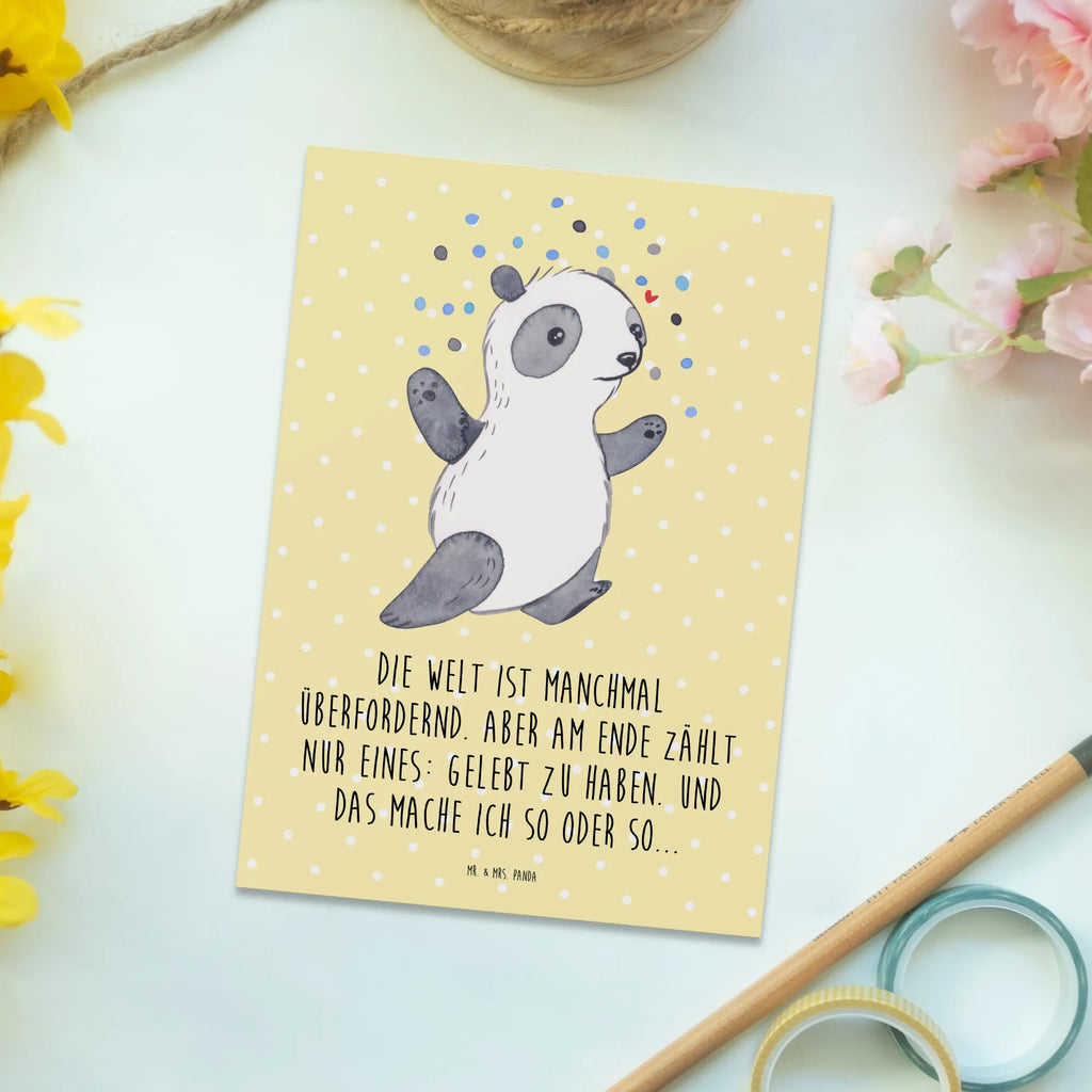 Pocztówka Panda Bipolar Ansichtskarten, Grußkarte, Karte, Postkarte, Dankeskarte, Geburtstagskarte, Einladungskarten Geburtstag, Geschenkkarte, Einladung, Einladung Geburtstag, Einladungskarte, Ansichtskarte, Panda, Bipolare Störung, bipolar