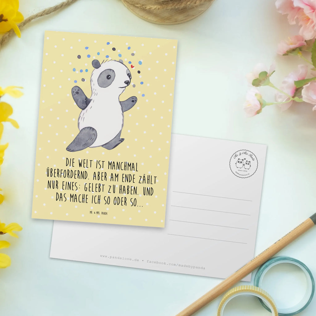 Pocztówka Panda Bipolar Ansichtskarten, Grußkarte, Karte, Postkarte, Dankeskarte, Geburtstagskarte, Einladungskarten Geburtstag, Geschenkkarte, Einladung, Einladung Geburtstag, Einladungskarte, Ansichtskarte, Panda, Bipolare Störung, bipolar