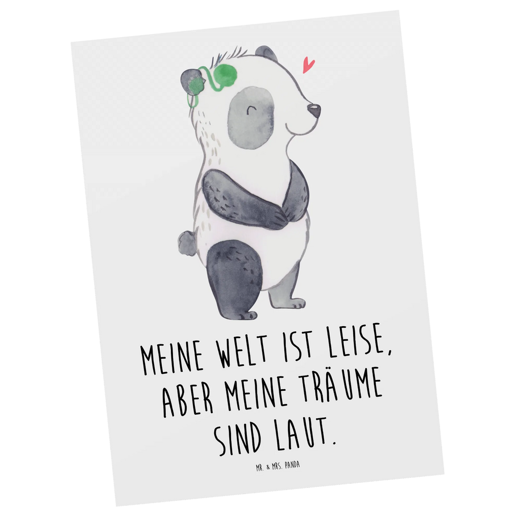 Pocztówka Panda Głuchy Geburtstagskarte, Postkarte, Karte, Einladungskarten Geburtstag, Ansichtskarten, Einladungskarte, Einladung, Dankeskarte, Einladung Geburtstag, Grußkarte, Geschenkkarte, Ansichtskarte, ertaubt, Cochlea Implantat, Panda, gehörlos