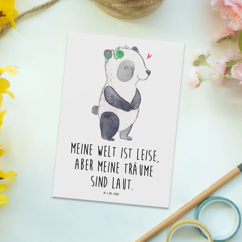 Pocztówka Panda Głuchy Geburtstagskarte, Postkarte, Karte, Einladungskarten Geburtstag, Ansichtskarten, Einladungskarte, Einladung, Dankeskarte, Einladung Geburtstag, Grußkarte, Geschenkkarte, Ansichtskarte, ertaubt, Cochlea Implantat, Panda, gehörlos