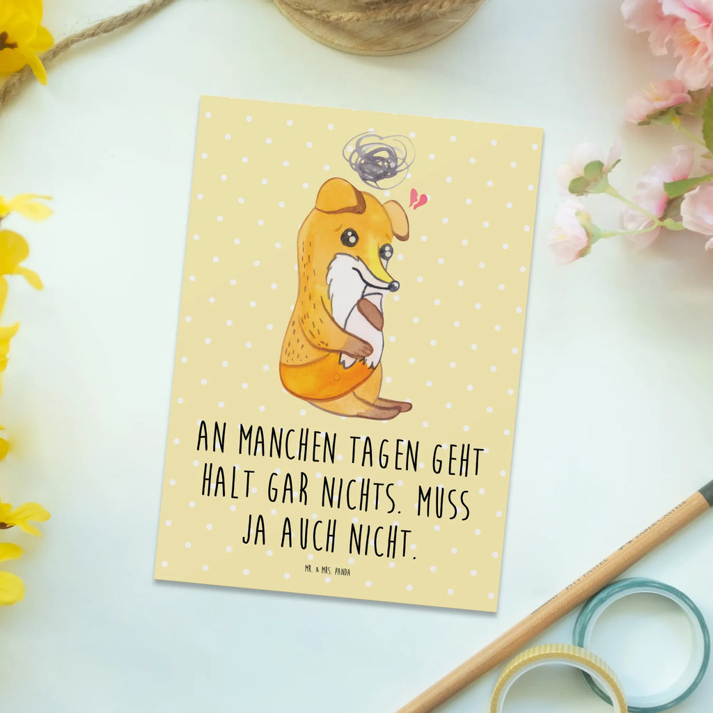 Pocztówka lis Depresje Grußkarte, Einladungskarten Geburtstag, Einladung Geburtstag, Ansichtskarten, Dankeskarte, Ansichtskarte, Einladung, Postkarte, Karte, Geschenkkarte, Einladungskarte, Geburtstagskarte, Fuchs, depressiv, Depressionen