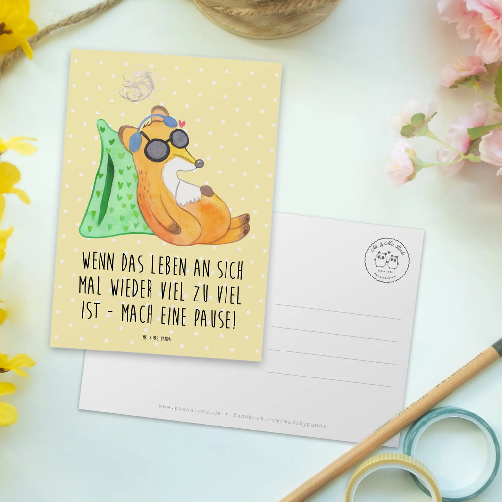 Postcard Fox Neurodiversity letter, card, invitation card, postcards, invitation, gift, Postcard, gift card, paper