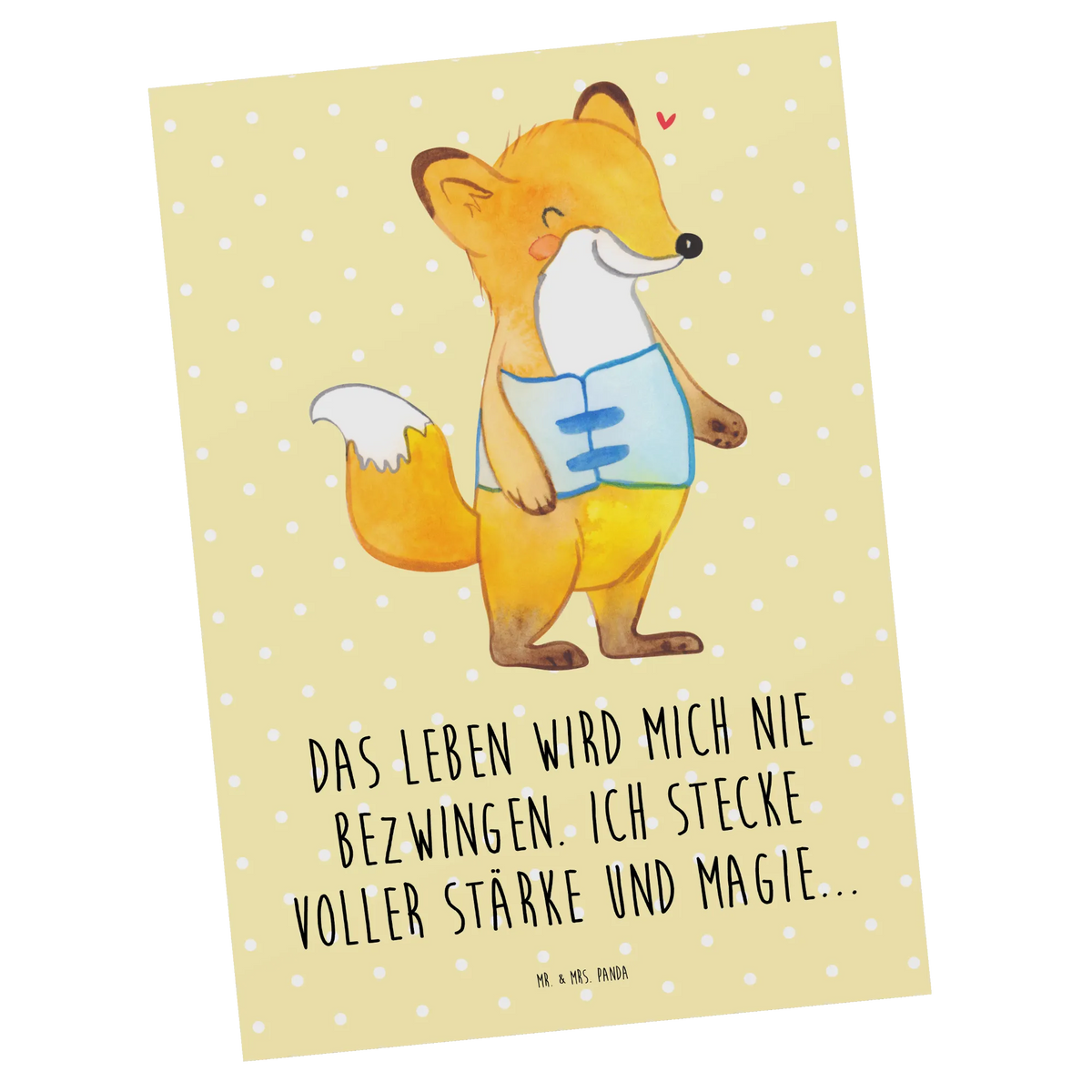 Postcard Fox Orthopedic corset invitation, gift card, gift, postcards, Postcard, invitation card, card, letter, paper