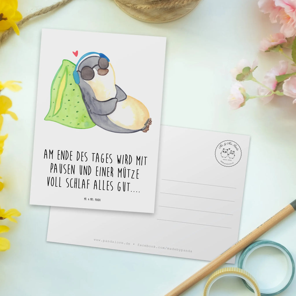 Pocztówka pingwin PEM Ansichtskarte, Karte, Ansichtskarten, Grußkarte, Dankeskarte, Einladung Geburtstag, Postkarte, Einladung, Geschenkkarte, Geburtstagskarte, Einladungskarten Geburtstag, Einladungskarte, Pinguin, PEM, Fatigue