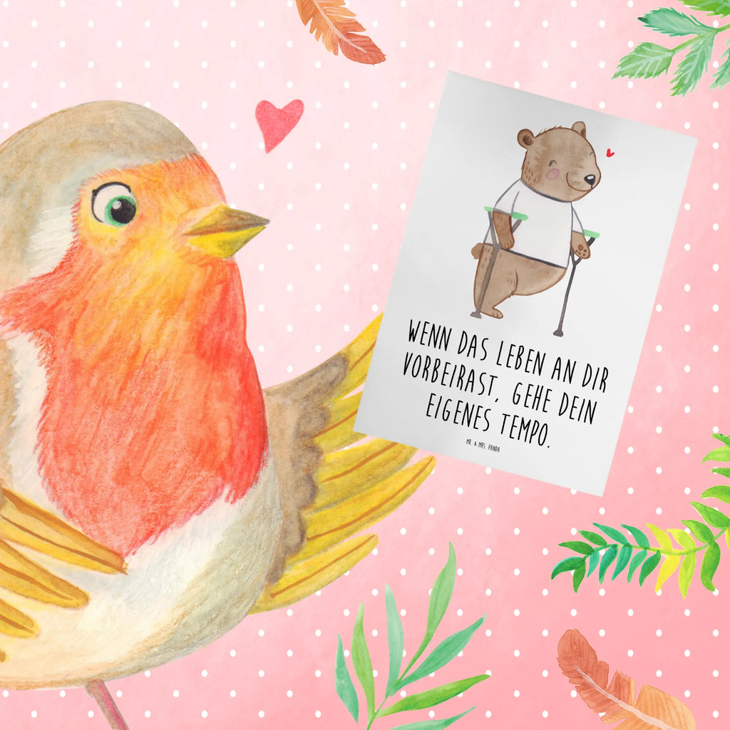 Greetings card Bear Leg amputation wedding card, invitation card, greeting card, birthday card, folding card