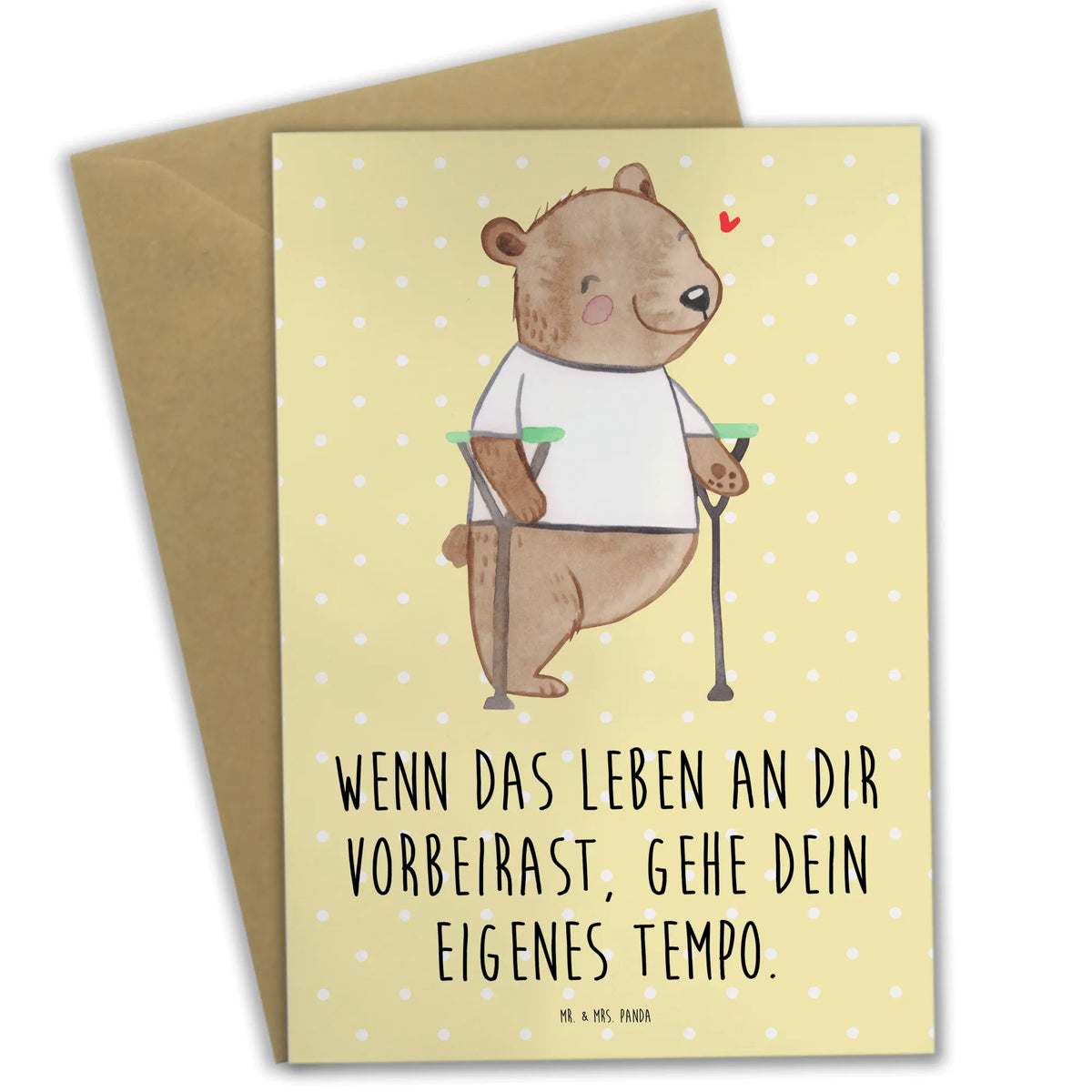 Grußkarte Bär Beinamputation Glückwunschkarte, kommunionskarte, Grußkarten, valentinstagskarte, dankeskarten, spruchkarte, babykarte, Klappkarte, jubiläumskarte, glückwunschkarten, Grußkarte, genesungskarte, hochzeitskarten, abiturkarte, einladungskarten, osterkarte, osterkarten, Motivkarte, neujahrskarte, Beileidskarte, firmungskarte, vatertagskarte, weihnachtskarten, Amputation, Beinamputation, Bär