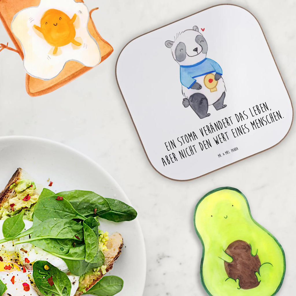 Quadratische Untersetzer Panda künstlicher Darmausgang Glasuntersetzer, Bierdeckel, Untersetzer für Gläser, Untersetzer Holz, Korkuntersetzer, Holzuntersetzer, Untersetzer, Tassen Untersetzer, Untersetzer Design, Untersetzer aus Holz, Untersetzer Gläser, Getränkeuntersetzer, Stoma, Stomabeutel, Panda, künstlicher Darmausgang