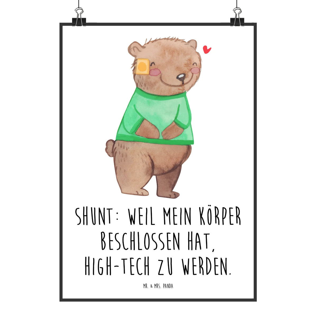 Poster Bär Shunt Deko Poster, Panda Poster, Design Poster, drucke, wandkunst, Plakat, kunstdruck poster, typografie poster, grafikposter, Bild, Kunstdruck, Wandbild, Deko Bild, Wanddekoration, wanddruck, Posterdruck, Wandschmuck, Mr. & Mrs. Panda Poster, wanddeko, Wanddeko Bild, kunstposter, Designposter, Bär, Shunt