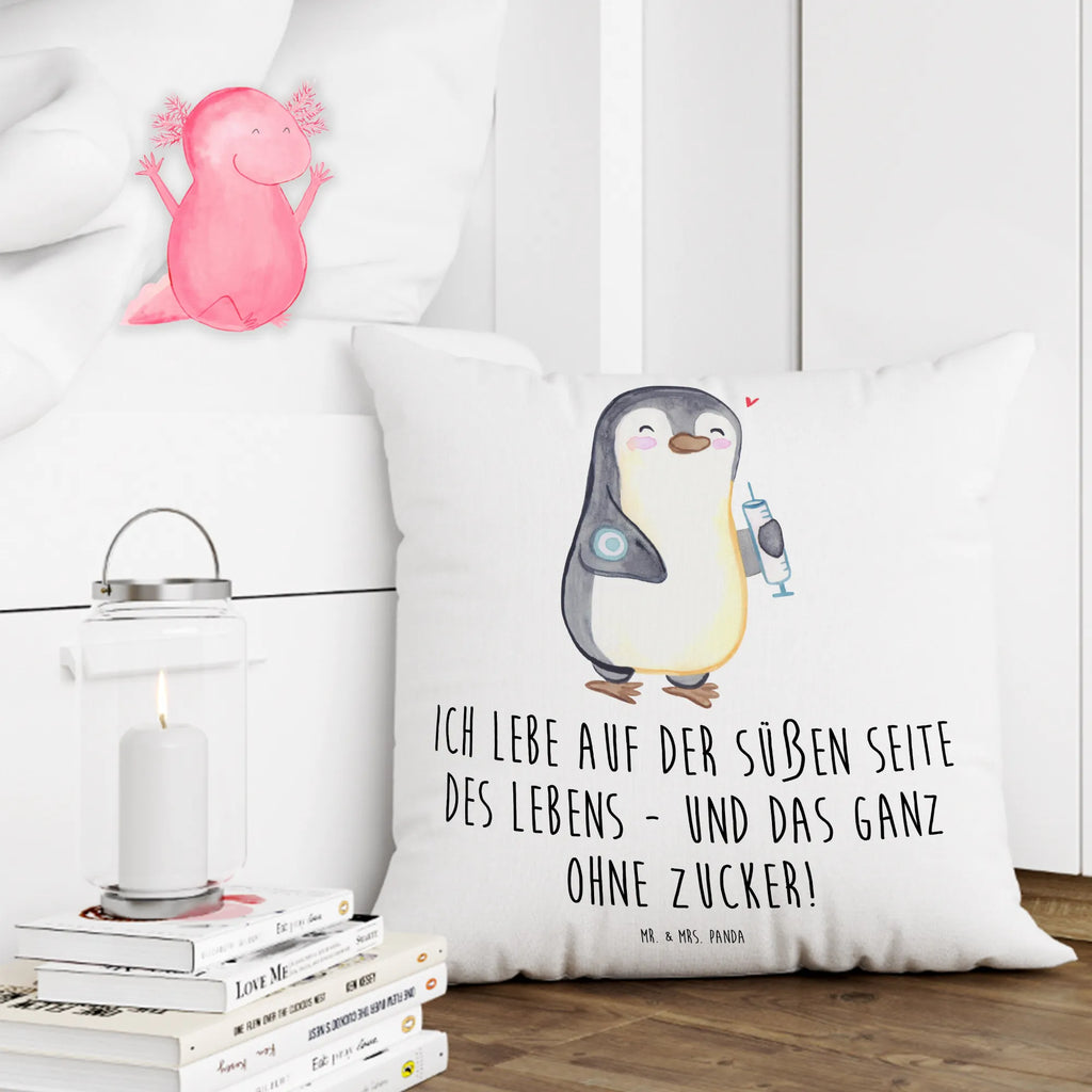 Cushion Penguin Diabetes Kopfkissen, Kissenhülle, Sofakissen, Dekokissen, Couchkissen, Kissenbezüge, Kissen 40x40, Motivkissen, sofakissen, Zierkissen, Dekokissen 40x40, Kissenhülle 40x40, Dekokissen Sofa, sitzkissen, Kopfkissen 40x40, Kissen, Kissen 40x40 Waschbar, Kissenbezug 40x40, Sofakissen 40x40, Pinguin, Zuckerkrankheit, Diabetes, Diabetes Mellitus