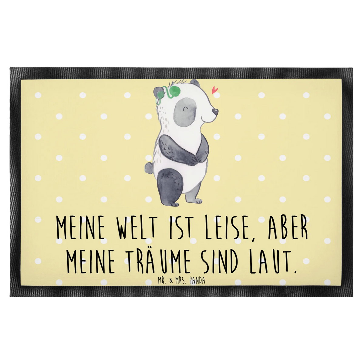 Doormat Panda Deaf flurmatte, Türmatte, Schmutzfangteppich, hausmatte, matte haustür, bodenmatte, Vorleger, Abtreter, Schmutzmatte, Bodenvorleger, Schmutzfänger, Schmutzfangmatte, Outdoor-Matte, abstreifer, Abtretmatte, Schuhabstreifer, Gummimatte, Fußabstreifer, Haustürmatte, Eingangsteppich, außenmatte, fußmatte, Eingangsmatte, Gummi-Fußmatte, Türvorleger, Fussmatte, Sauberlaufmatte, Fußabtreter, teppichmatte, Panda, Cochlea Implantat, Gehörlos, Ertaubt