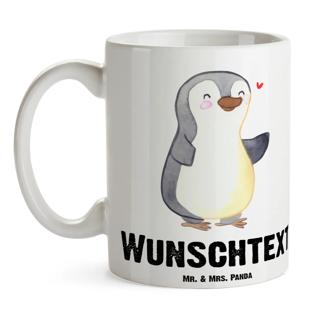 Personalisierte Tasse Pinguin Amputation Tasse mit Namen, Tasse, Personalisierte Tasse, Personalisiert, Wunschname, Namenstasse, Namen, Drucken, Pinguin, Amputation, Armamputation