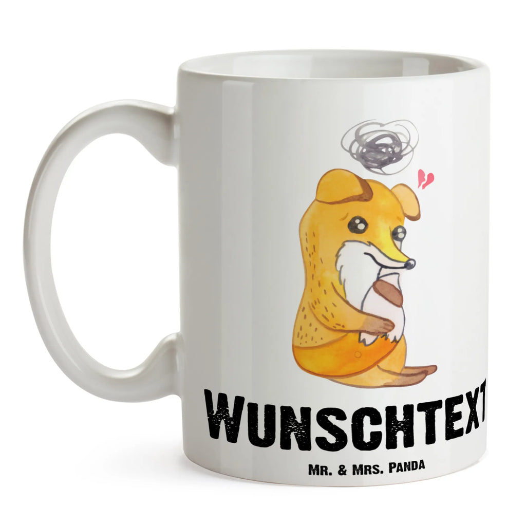 Personalised cup Fox Depression Personalisierte Tasse, Tasse mit Namen, Namen, Drucken, Namenstasse, Wunschname, Tasse, Personalisiert, Fuchs, depressiv, Depressionen