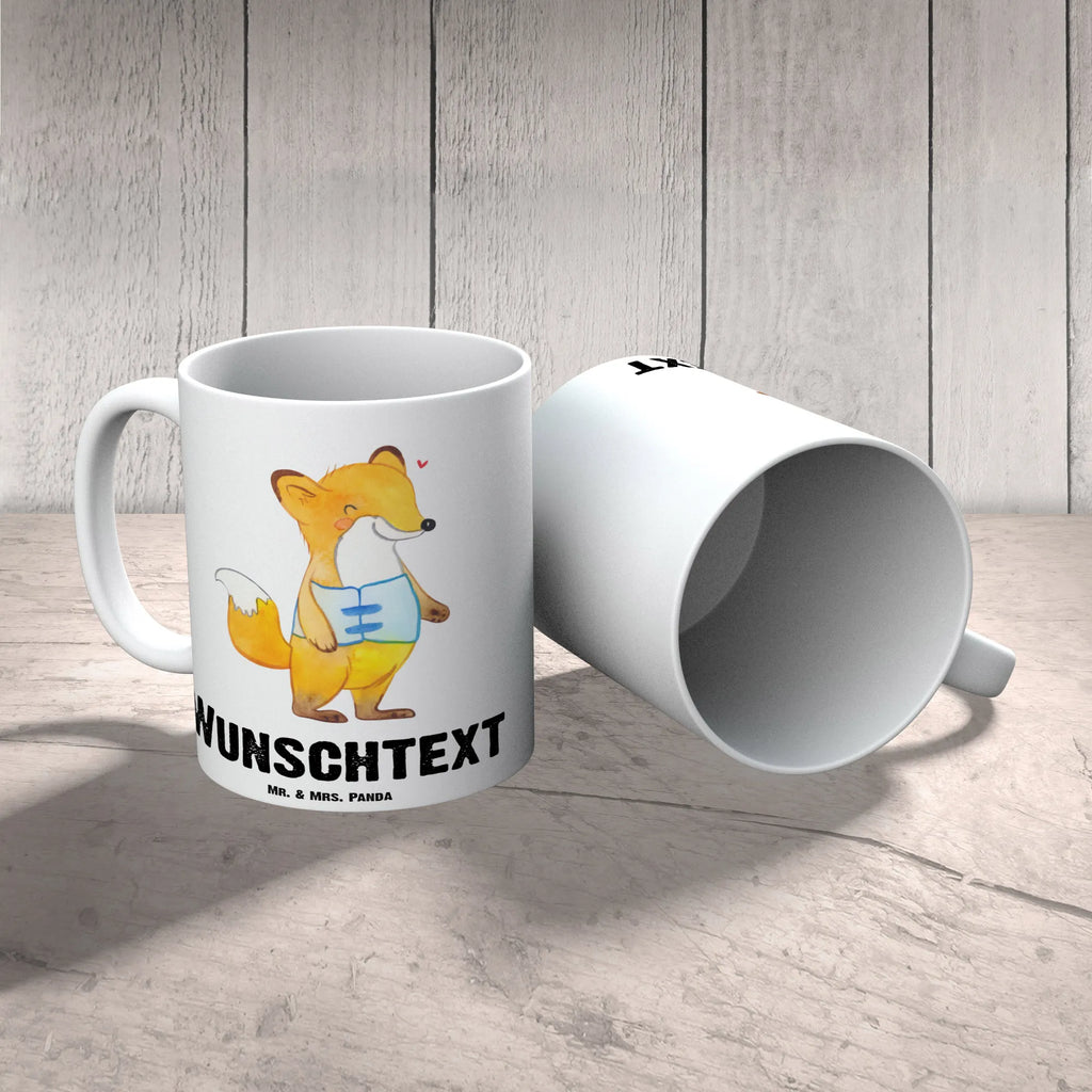 Personalisierte Tasse Fuchs Orthopädisches Korsett Namenstasse, Drucken, Wunschname, Personalisiert, Tasse mit Namen, Namen, Personalisierte Tasse, Tasse
