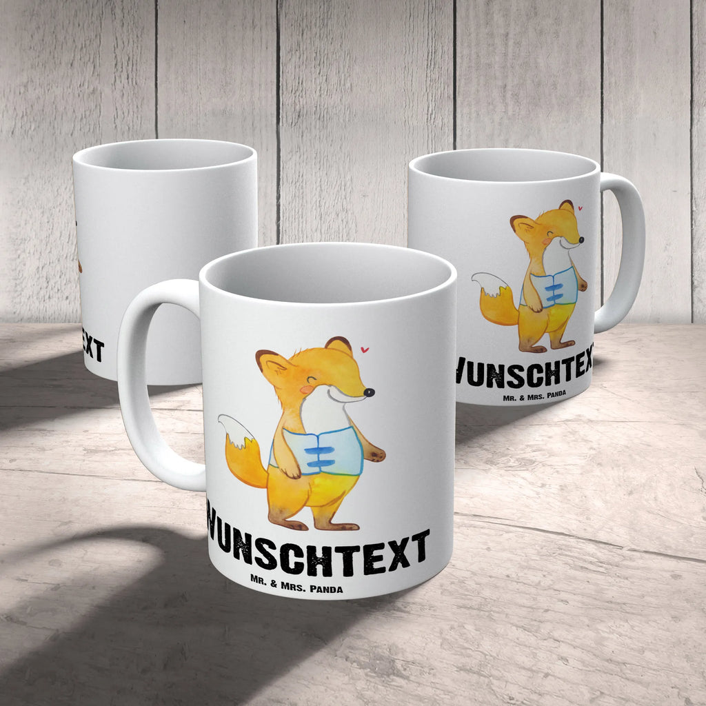 Personalisierte Tasse Fuchs Orthopädisches Korsett Namenstasse, Drucken, Wunschname, Personalisiert, Tasse mit Namen, Namen, Personalisierte Tasse, Tasse