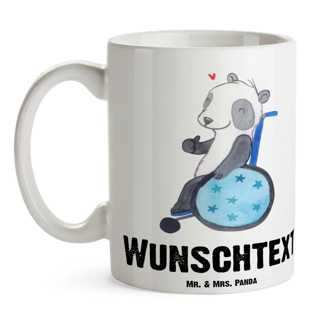 Personalisierte Tasse Panda Rollstuhl Tasse, Drucken, Namen, Tasse mit Namen, Personalisierte Tasse, Personalisiert, Wunschname, Namenstasse, Rollstuhl, Panda