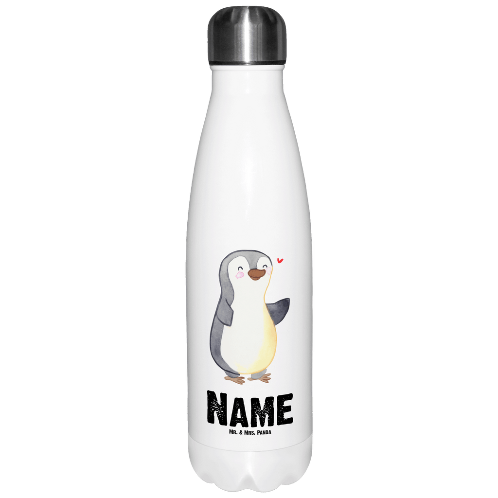 Personalisierte Thermosflasche Pinguin Amputation Personalisierte Isolierflasche, Personalisierte Thermoflasche, Personalisierte Trinkflasche, Trinkflasche Mit Namen, Wunschname, Bedrucken, Namensflasche, Pinguin, Amputation, Armamputation
