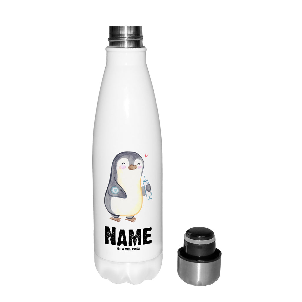 Personalisierte Thermosflasche Pinguin Diabetes Personalisierte Isolierflasche, Personalisierte Thermoflasche, Personalisierte Trinkflasche, Trinkflasche Mit Namen, Wunschname, Bedrucken, Namensflasche, Pinguin, Diabetes, Diabetes Mellitus, Zuckerkrankheit