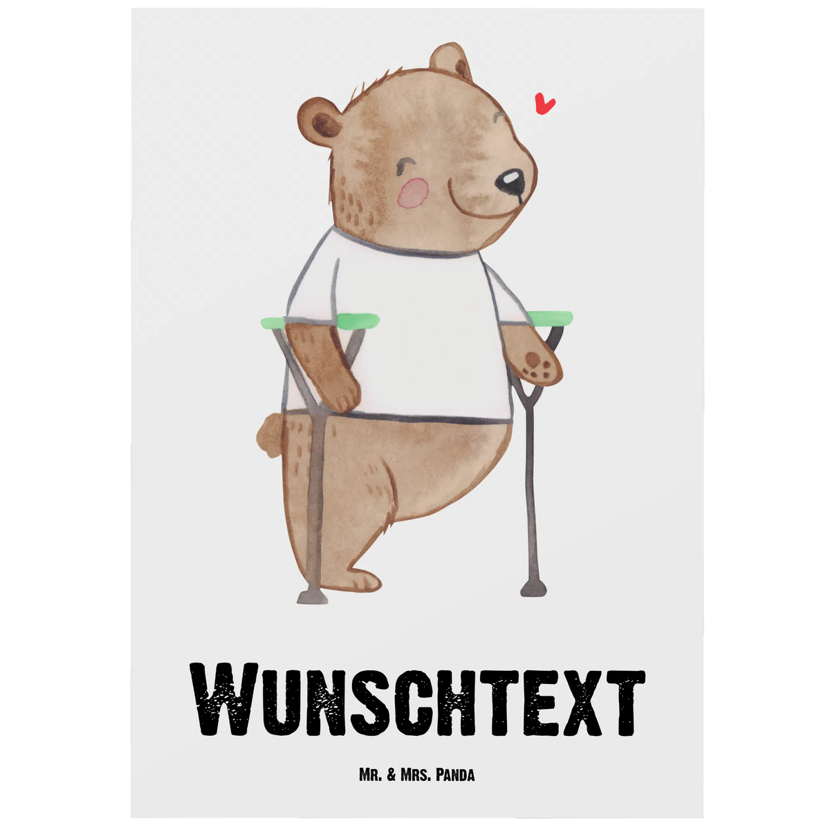 Personalisierte Postkarte Bär Beinamputation Karte mit Wunschtext, Postkarte Personalisierbar, Personalisierte Grußkarten, Postkarten mit Namen, Postkarte personalisiert, Grußkarte mit Namen, Ansichtskarte mit Wunschtext, Personalisierbare Grußkarte, Individualisierbare Postkarte, Personalisierte Postkarte, Ansichtskarte mit Namen, Personalisierte Postkarte mit Wunschtext, Personalisierte Mr. & Mrs. Panda Postkarte, Personalisierte Grußkarte, Grußkarte mit eigenem Text, personalisierte postkarten, personalisierbare postkarte, Grußkarte mit Wunschtext, Postkarte mit eigenem Text, Personalisierte Postkarte mit Namen, individuelle grußkarte, Karte mit Namen, grußkarte personalisiert, individuelle postkarte, Postkarte mit Namen, Postkarte mit Wunschtext, Personalisierte Karte, Beinamputation, Bär, Amputation