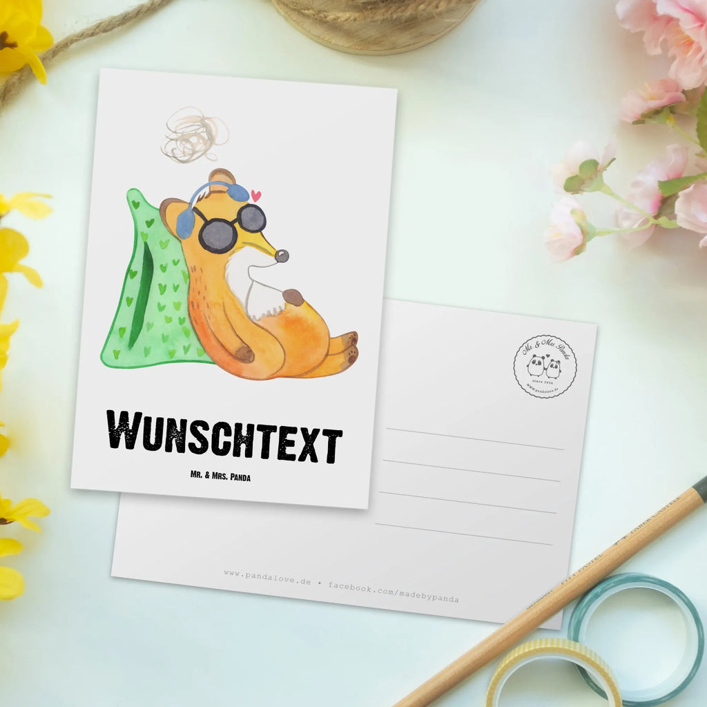 Personalisierte Postkarte Fuchs  Neurodiversität Grußkarte mit Namen, Ansichtskarte mit Wunschtext, Postkarte mit Wunschtext, Geschenkkarte mit Namen, Karte mit Namen, Einladung mit Namen, Ansichtskarte mit Namen, Geschenkkarte mit Wunschtext, Postkarte bedrucken, Karte mit Wunschtext, Postkarte mit Namen, Einladung mit Wunschtext, Postkarte personalisierbar, Grußkarte mit Wunschtext, Fuchs, Fatigue, Neurodiversität, PEM