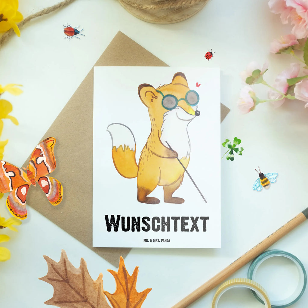 Personalised greetings card Fox Blindness Grußkarte selbst gestalten, Grußkarte mit Namen, Personalisierte Glückwunschkarte, Personalisierte Grußkarte, Personalisierte Einladungskarte, Grußkarte selber drucken, Grußkarte mit persönlichen Nachrichten, Personalisierte Karte, Grußkarte als Geldgeschenk, Personalisierte Hochzeitskarte, Personalisierte Geburtstagskarte, Grußkarten personalisiert, Personalisiertere Klappkarte, Blindheit, Erblindung, Fuchs