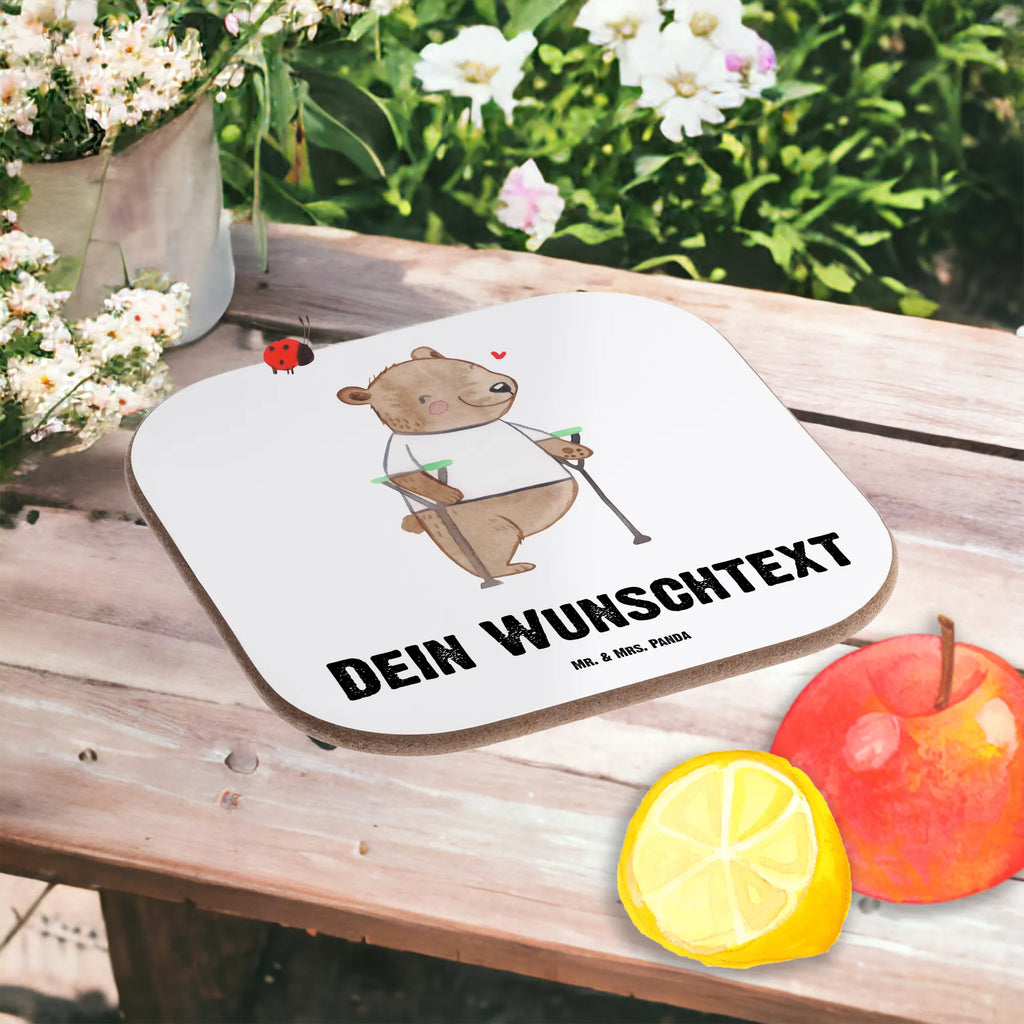 Personalisierte Untersetzer Bär Beinamputation PErsonalisierte Bierdeckel, Personalisierte Glasuntersetzer, Personalisiert Getränkeuntersetzer, Untersetzer mit Namen, Personalisierte Untersetzer, Bedrucken, Namensaufdruck, Personalisieren, Peronalisierte Untersetzer Gläser, Bär, Beinamputation, Amputation