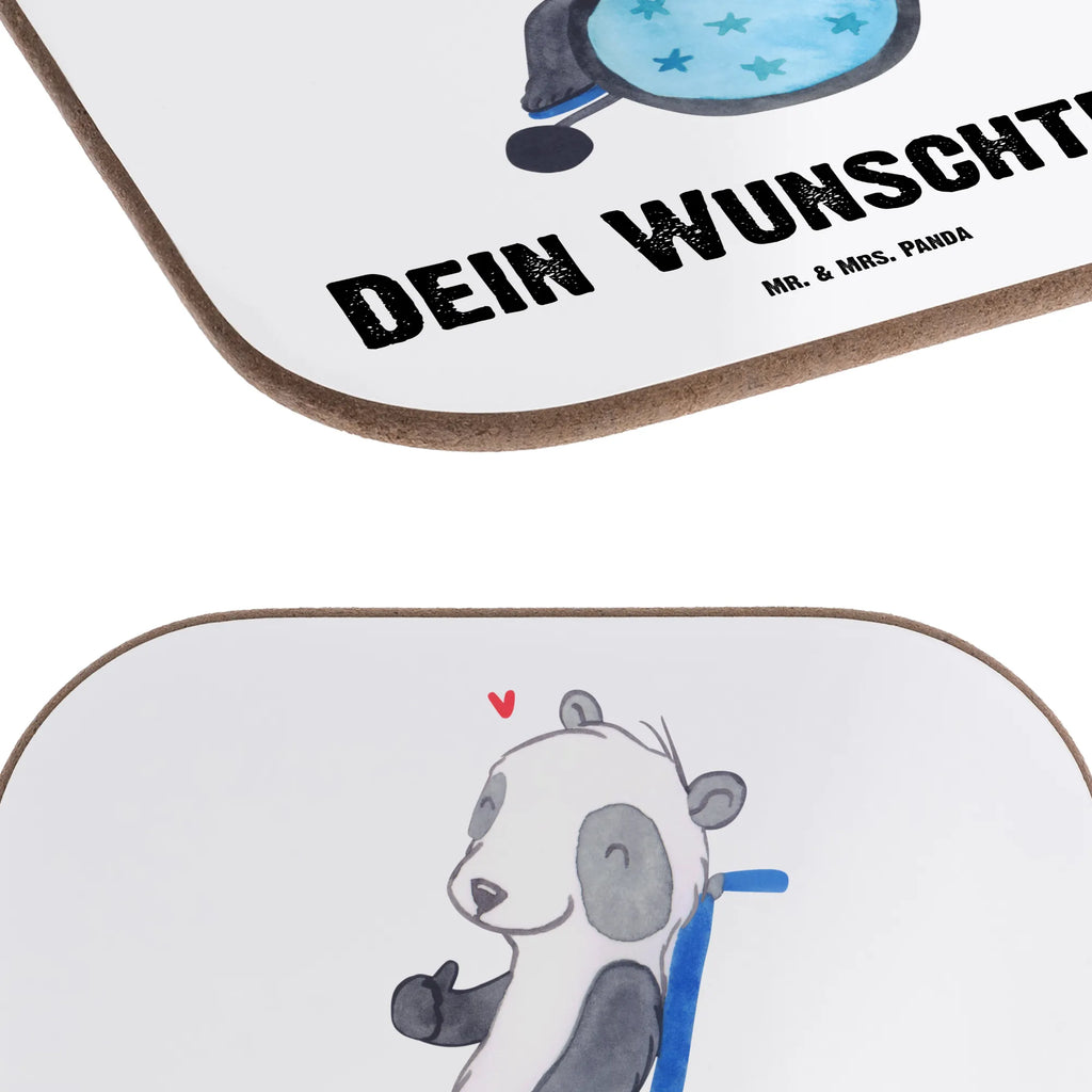 Spersonalizowana podkładka Panda wózek inwalidzki Personalisierte Untersetzer, Bedrucken, Personalisieren, Namensaufdruck, Personalisiert Getränkeuntersetzer, Personalisierte Glasuntersetzer, Peronalisierte Untersetzer Gläser, Untersetzer mit Namen, PErsonalisierte Bierdeckel, Rollstuhl, Panda