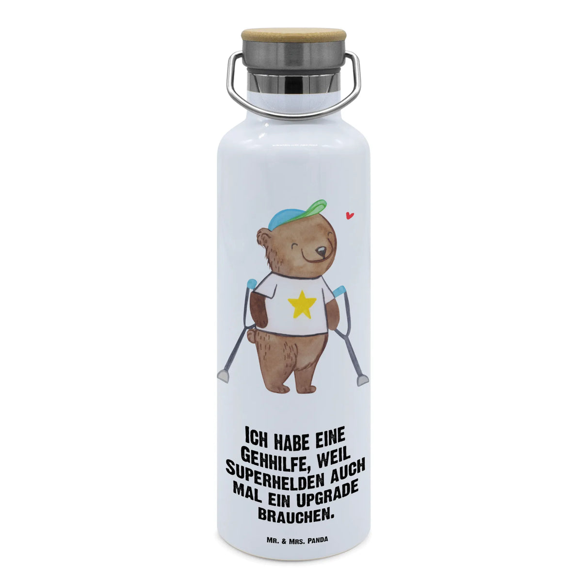 Drinks bottle Bear Walking aids thermos trinkflasche, wasser trinkflasche, isolier trinkflasche, thermobottle, große wasserflasche, Trinkgefäß, Getränkeflasche, Vakuumflasche, Wasserflasche, Thermosflasche, feldflasche, Trinkflasche, Warmhalteflasche, Isolierte Trinkflasche, Trinkbehälter, metall trinkflasche, Trinkflasche Aus Edelstahl, metallflasche, Edelstahlflasche, große thermosflasche, Thermo-Trinkflasche, große trinkflasche, getränkebehälter, Gehhilfe, Krücken, Bär