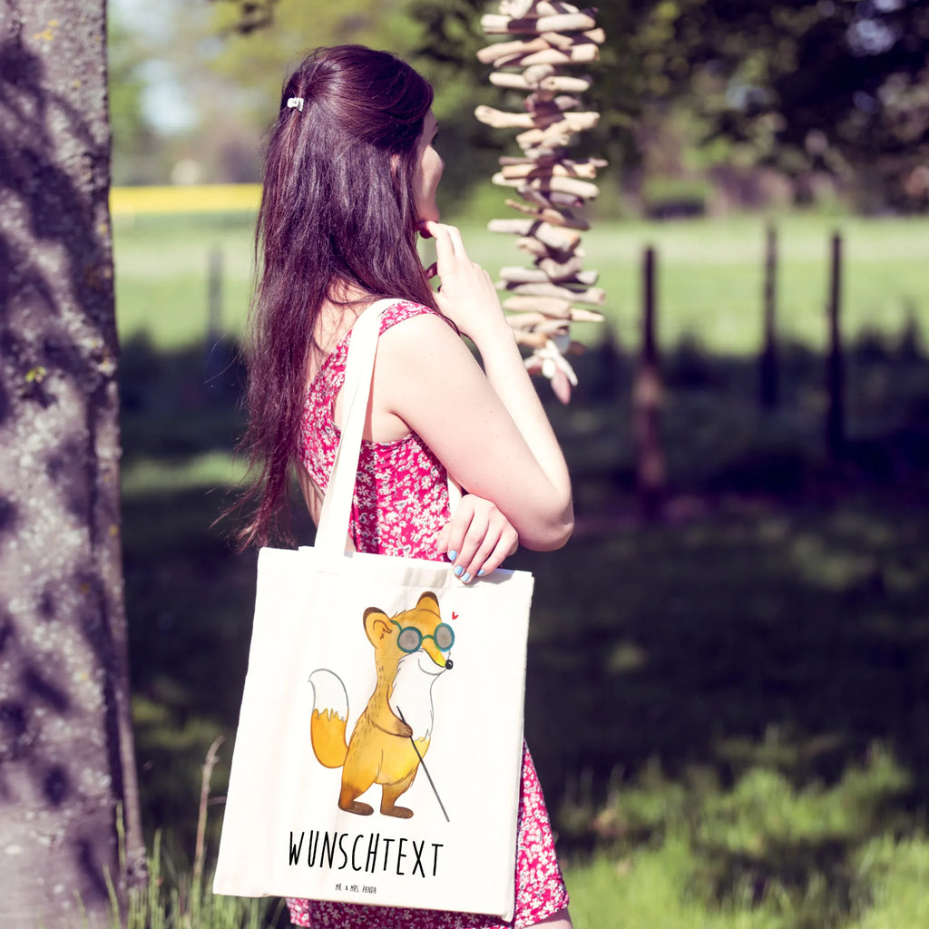 Personalised tote bag Fox Blindness Personalisierte Jutetasche, Personalisierte Einkaufstasche, Tragetasche mit Namen, Stoffbeutel mit Namen, Personalisierter Jutebeutel, Personalisierter Beutel, Einkaufstasche mit Namen, Personalisierte Kindergartentasche, Personalisierte Tasche, Personalisierte Beuteltasche, Personalisierter Stoffbeutel, Erblindung, Fuchs, Blindheit