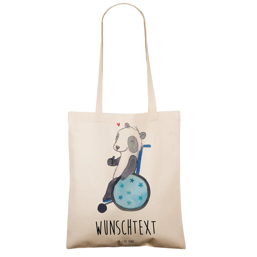 Personalised tote bag Panda Wheelchair Personalisierte Einkaufstasche, Personalisierte Tasche, Stoffbeutel mit Namen, Personalisierter Beutel, Einkaufstasche mit Namen, Personalisierter Stoffbeutel, Personalisierte Kindergartentasche, Personalisierte Jutetasche, Personalisierter Jutebeutel, Tragetasche mit Namen, Personalisierte Beuteltasche, Rollstuhl, Panda