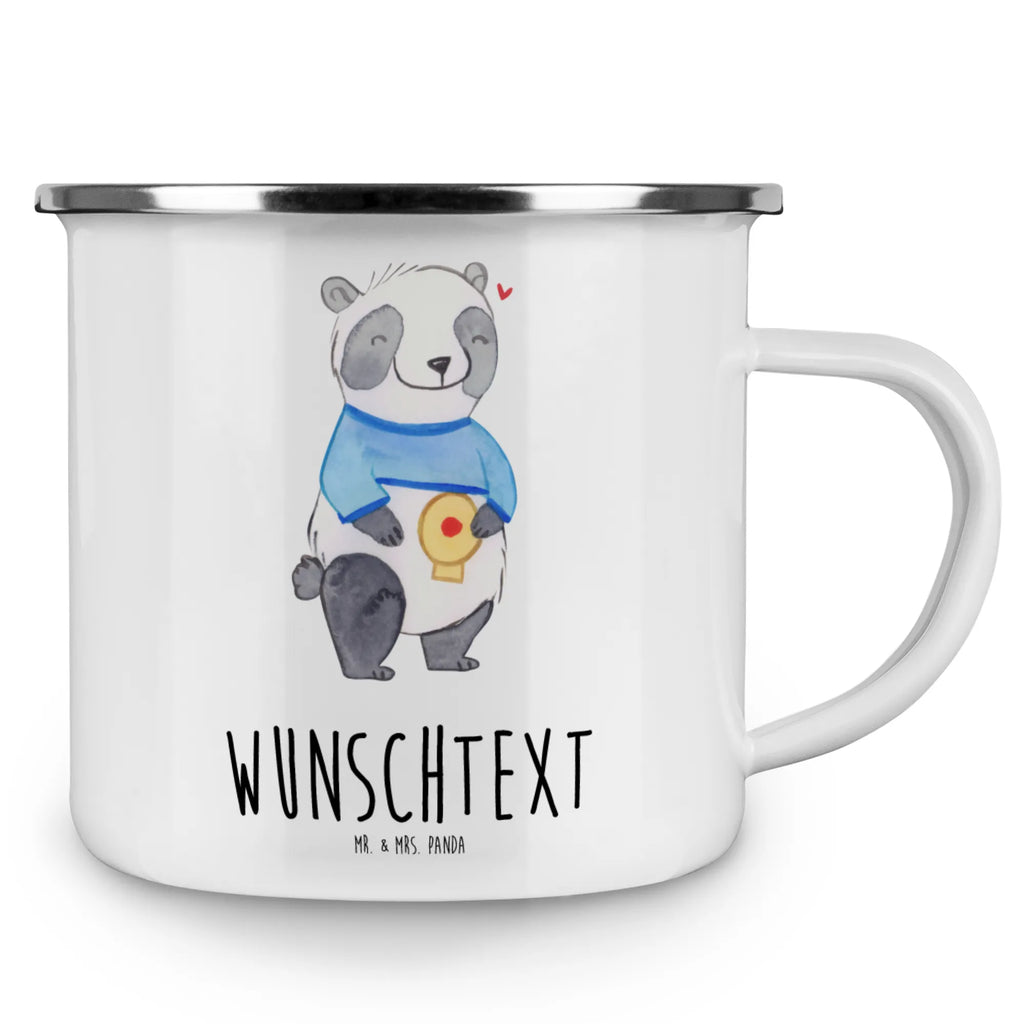 Personalisierte Emaille Tasse Panda künstlicher Darmausgang personalisierte tassen, Campingtasse personalisiert, Campingtasse bedrucken, tasse selbst gestalten, Emaille Tasse mit Namen, tassen bedrucken, tasse mit namen, Emaille Tasse personalisiert, Namenstasse, personalisierte tasse, tasse bedrucken, Campinggeschirr personalsisert, Panda, Stomabeutel, Stoma, künstlicher Darmausgang