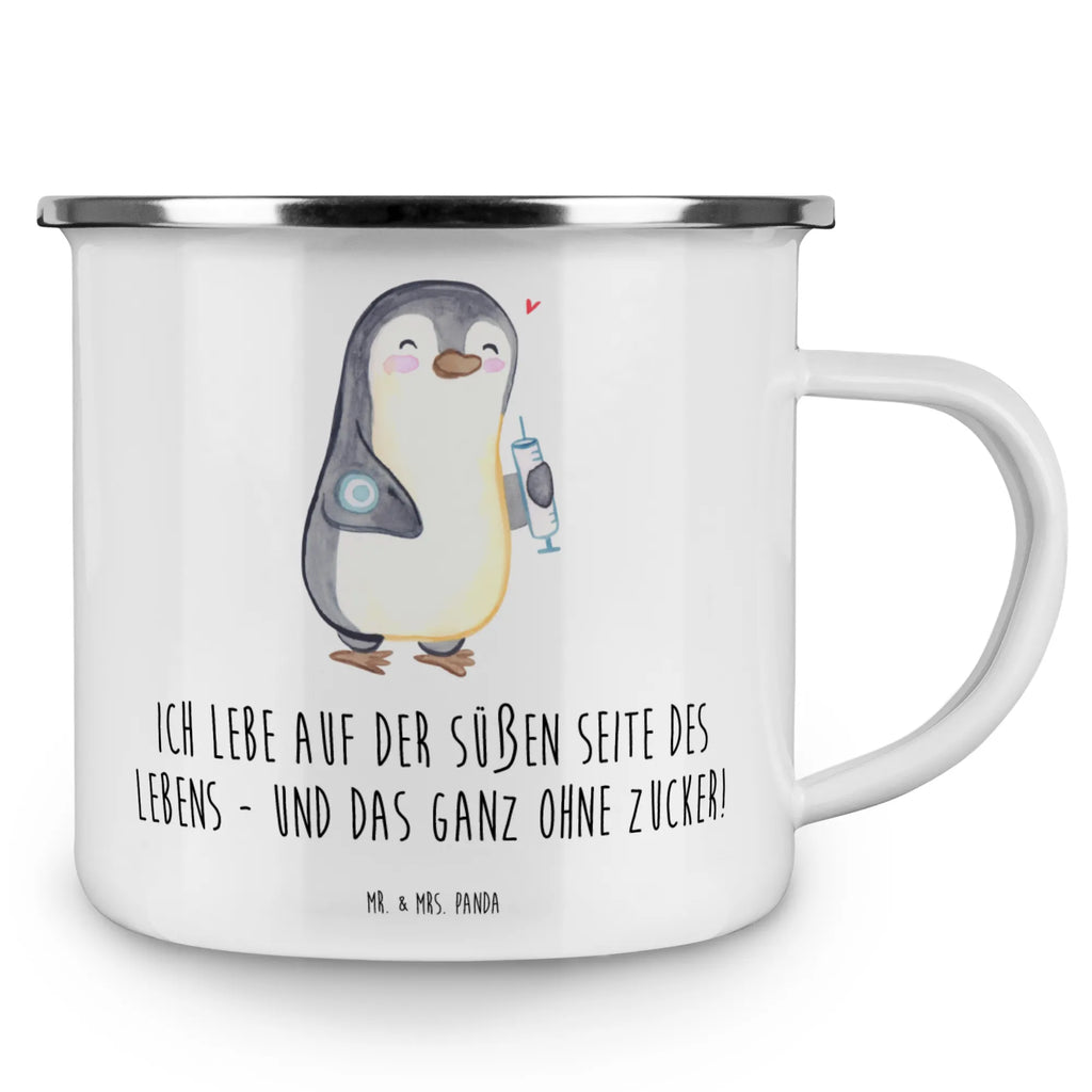 Enamel camping mug Penguin Diabetes lightweight camping mug, adventure mug, enamel drinking mug, backpacking mug, metal camping mug, outdoor cup, metal cup, camp coffee mug, travel mug, bushcraft mug, enamel mug, hiking mug, campfire mug, tin coffee cup, camping mug, camper mug, camping metal cup, enamel camping cup, steel mug for camping, stainless steel drinking cup