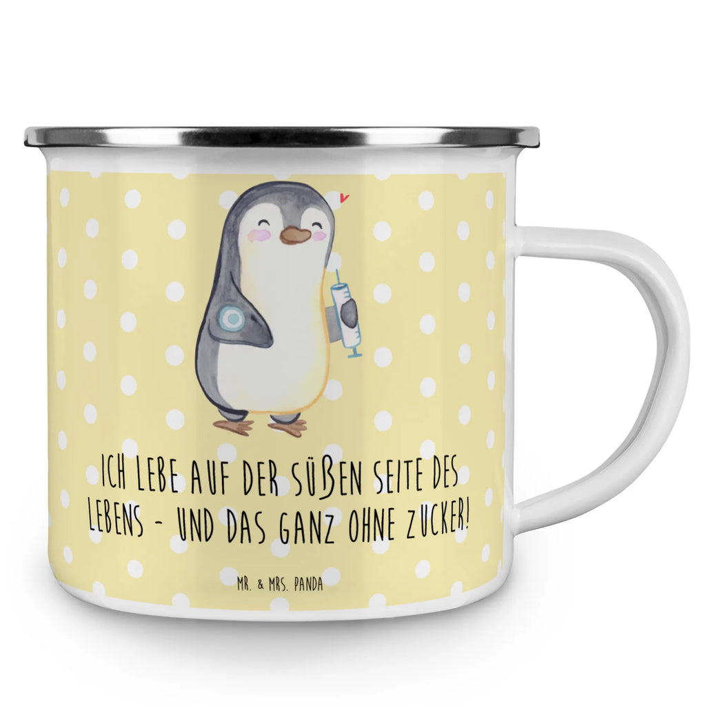Enamel camping mug Penguin Diabetes lightweight camping mug, adventure mug, enamel drinking mug, backpacking mug, metal camping mug, outdoor cup, metal cup, camp coffee mug, travel mug, bushcraft mug, enamel mug, hiking mug, campfire mug, tin coffee cup, camping mug, camper mug, camping metal cup, enamel camping cup, steel mug for camping, stainless steel drinking cup