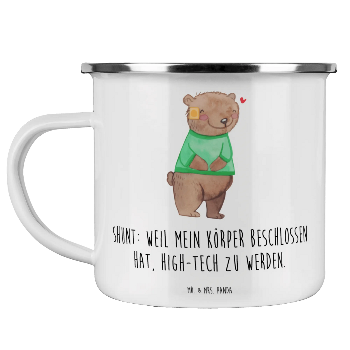 Camping Emaille Tasse Bär Shunt becher emaille, Blechtasse, Reisebecher, Kaffeepott, Teebecher, Tasse Emaille, Emailletasse, Campingtasse, Emaille Tasse, blechbecher, wanderbecher, Emaille Becher, wandertasse, Outdoor Tasse, Motivtasse, Pott, Teetasse, Haferl, metallbecher, outdoortasse, Campingbecher, reisetasse, emaillebecher, Outdoor Becher, Bär, Shunt