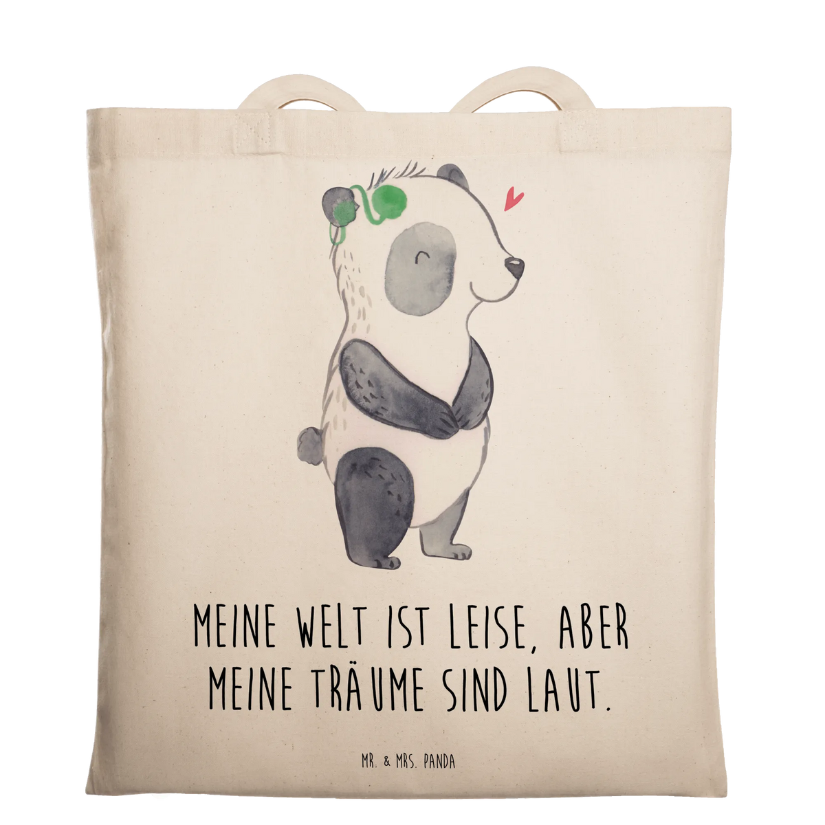 Tote bag Panda Deaf bag, cotton bag, pouch, shopper, Carrier bag, shoulder bag, jute bag, shopping bag, cloth bag