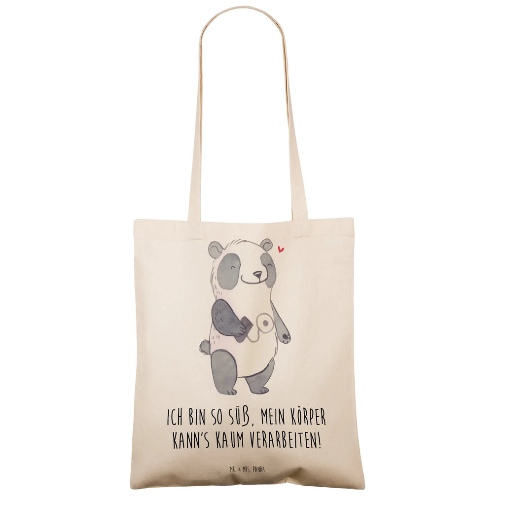 Tote bag Panda Insulin pump shoulder bag, jute bag, bag, cotton bag, shopper, cloth bag, pouch, Carrier bag, shopping bag