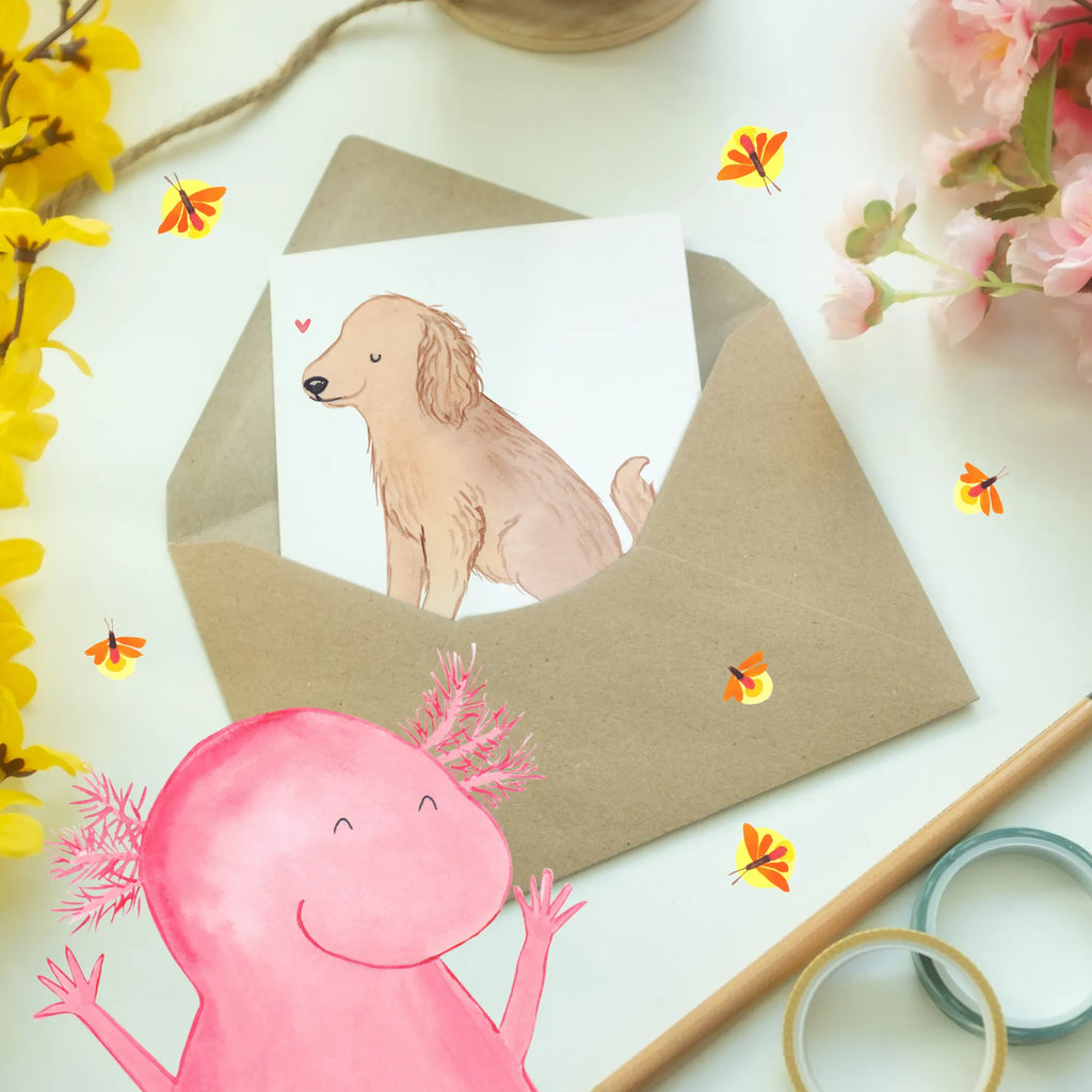 Personalised greetings card Cocker Spaniel Moment Dog, dog breed, purebred dog, dog owner, gift, animal lover, giving, puppy