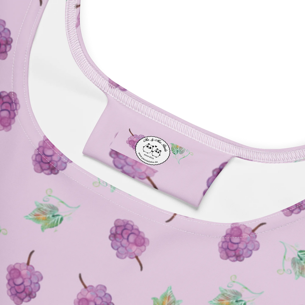 Sommerkleid Wein Trauben Muster Kleid, Sommerkleid, Skaterkleid, Wein Muster, Weintrauben, Weinreben, Weintrauben Muster, Wein