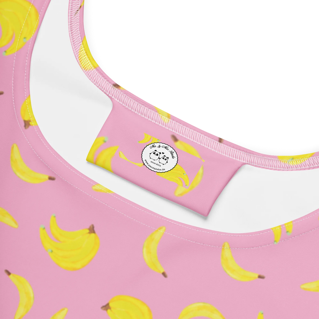 Sukienka letnia banany bylina Skaterkleid, Sommerkleid, Kleid, Bananen Muster