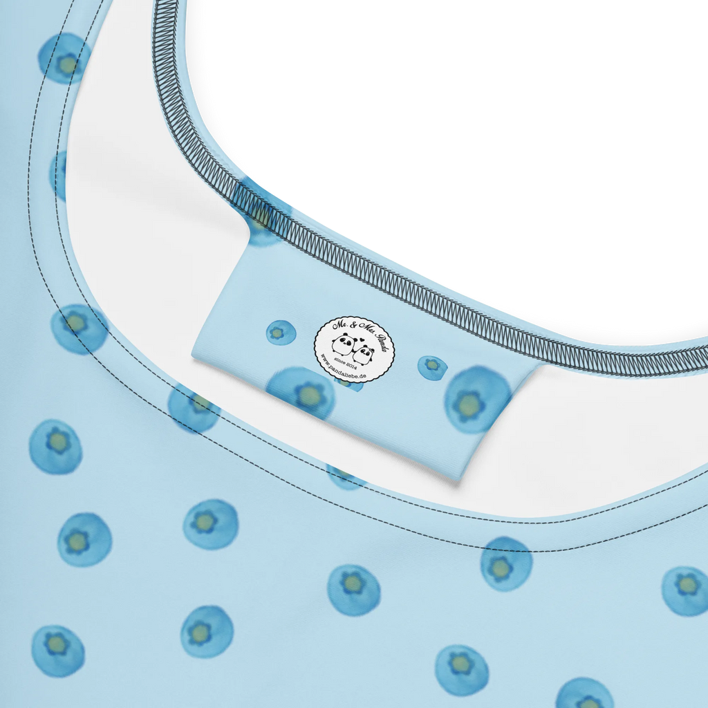 Sukienka letnia Niebieskie Borówki Sommerkleid, Skaterkleid, Kleid, Blaubeeren Muster, Blueberries, Heidelbeeren Muster