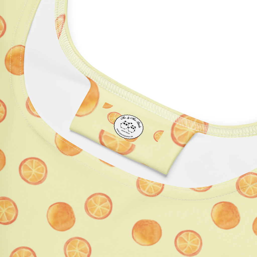 Sukienka letnia cytrus Pomarańcza Kleid, Skaterkleid, Sommerkleid, Orange, Orangen, Obst Muster, Zitrusfrüchte, Orangen Muster