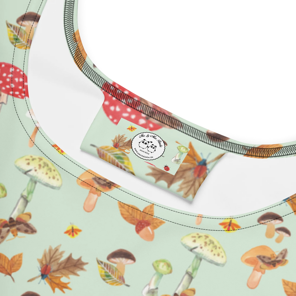 Sommerkleid Herbst Pilze Muster Skaterkleid, Sommerkleid, Kleid, Pilz Muster, Pilze, Wald, Schmetterlings Muster, Herbstwald