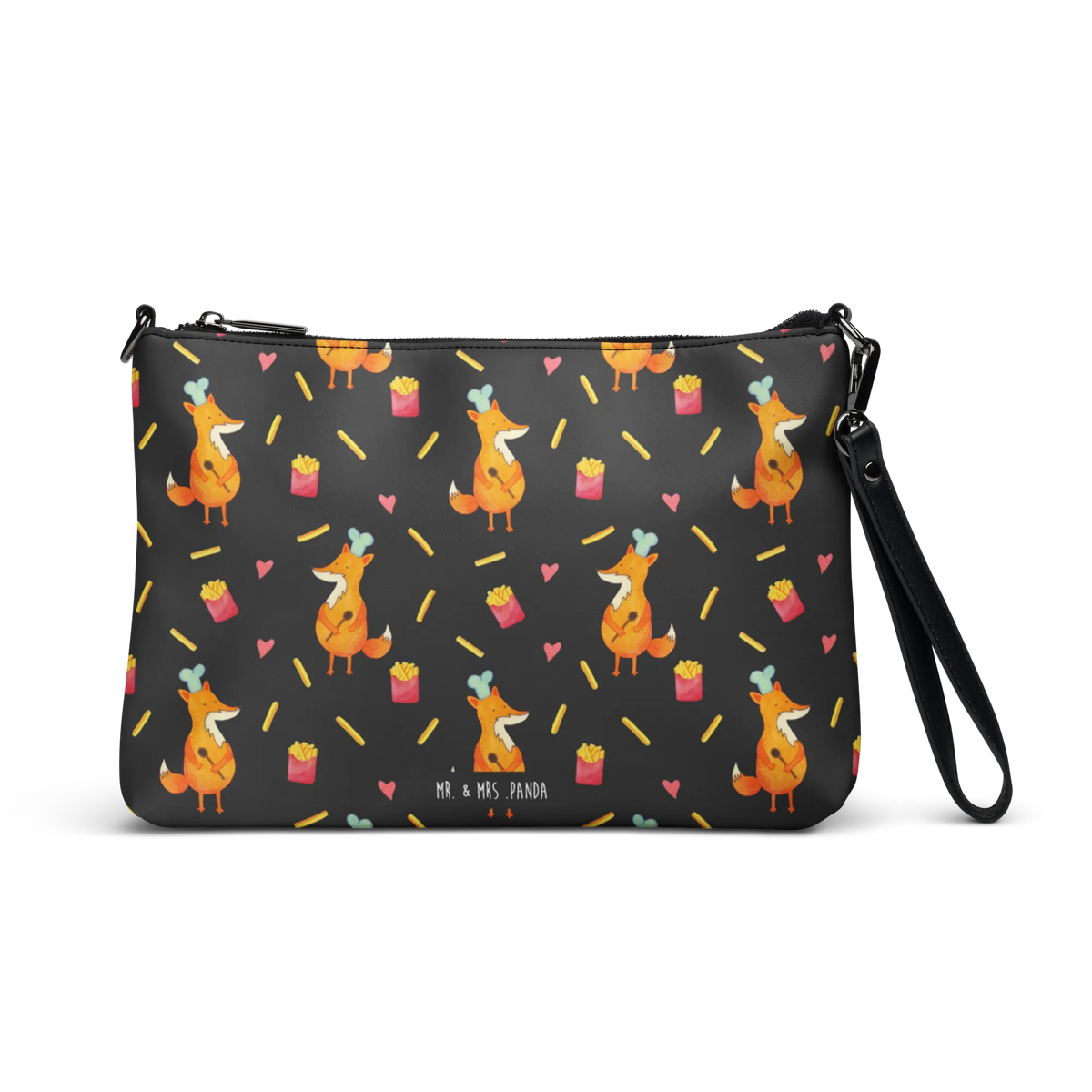 Torebka lis frytki Tasche, Umhängetasche Damen, Crossover-Tasche, Schultergurt-Tasche, Schultertasche, Kleine Handtasche, Handgelenktasche, kleine tasche, Damen Umhängetasche, Handtasche Damen, Kleine Umhängetasche, Handtasche, Frauentasche, Damenhandtasche, Umhängetasche, Crossbody Bag, Clutch, reißverschlusstasche, Pochette, Damentasche, Abendtasche, Pommes Muster, Pomes Frites, Fuchs Muster, Fuchs, Pommes